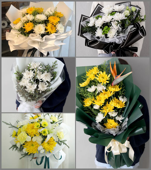 江西萍乡上栗县白事花束代送